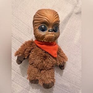 Star Wars Brown Chewbacca Plush with Red Scarf